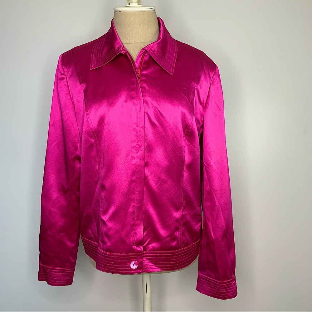 Vintage Italian Pink Silk Jacket